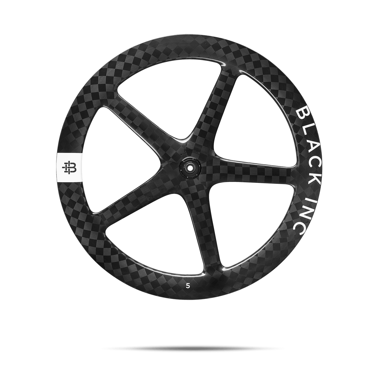 FIVE Track Front Wheel - Solid Carbon Spoke